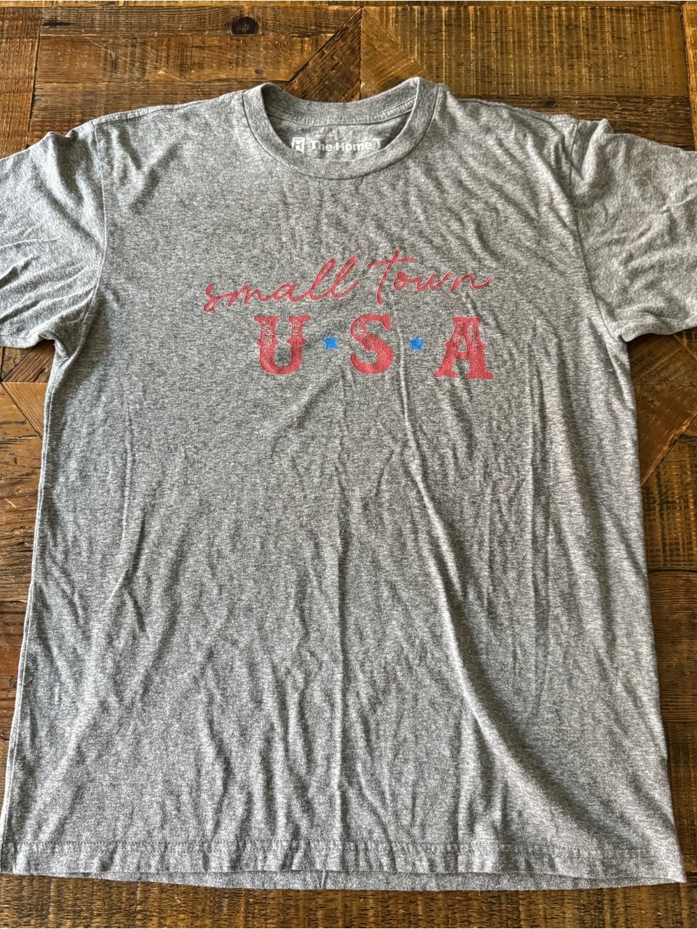 “Small Town USA” Graphic Tee - Gray
